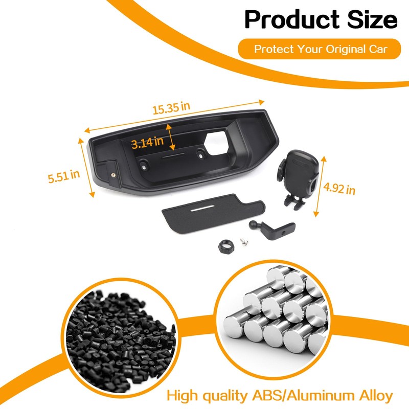 Hoolcar for Ram Dash Phone Holder Dashboard Cellphone Phone Mount