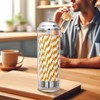 1 PC Straw Dispenser Holder, Straw Storage, Drinking Retro Straw