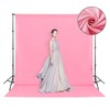 Sugargirl 8FTX10FT Pink Screen Backdrop Background for Photography, Polyester Photo