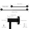 Adjustable Single Bath Towel Bar 16 to 27.6 Inch, ZUEXT
