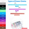 Dental Orthodontic Elastic Chain Power Chains for Brace, Annhua Dental
