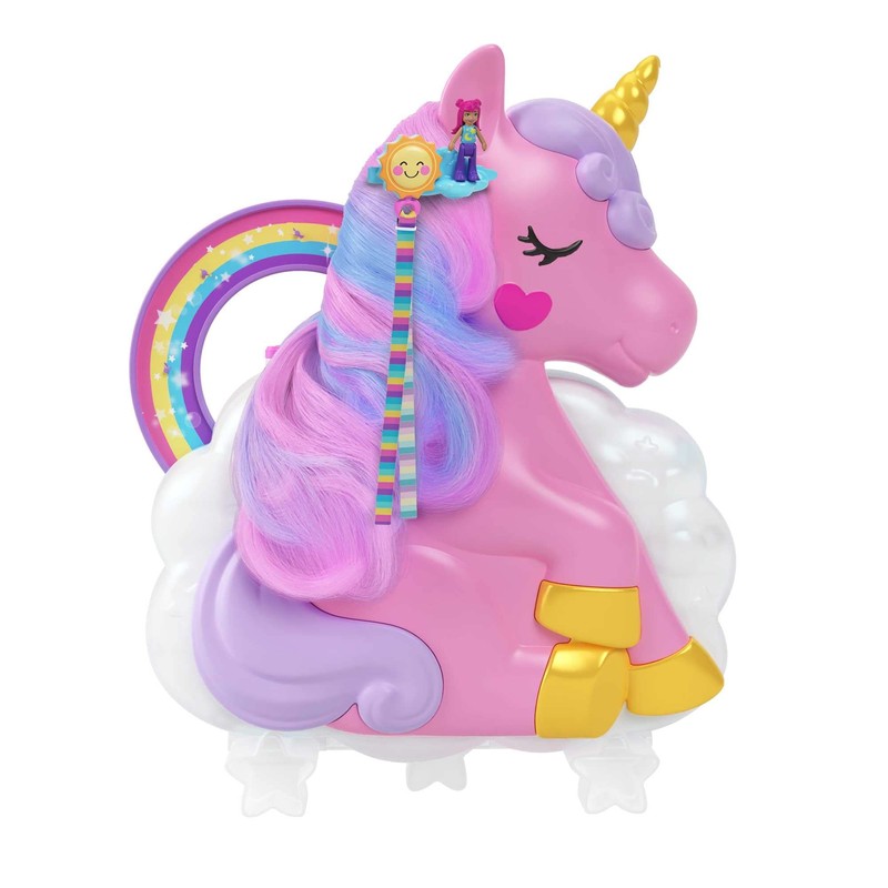 Polly Pocket Rainbow Unicorn Salon