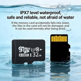 XYBkey 1 32GB/64GB Memory Card, high Durability IF Card, Suitable for Driving recorders and Security Cameras, Supports 4K Video Recording (64, GB)