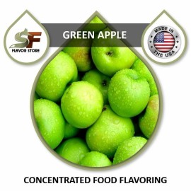 SageFox Green Apple Food Flavor, Flavoring Concentrate 1oz/30ml - 4oz/120ml - 1 Ounce - Green Apple 01-050