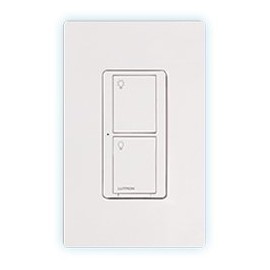 Lutron PD-5WS-DV-WH Light Switch, Caseta Wireless 5A Lighting & 3A Fan RF On/Off - White Model: PD-5WS-DV-WH by Lutron