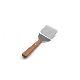 Fox Run Cookie/Brownie Spatula, 1 x 2.25 x 7 inches, Stainless Steel/Wood