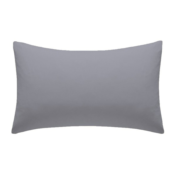 AmigoZone 200 Thread Count Egyptian Cotton Cot Bed Toddler Pillow Pair Case (Grey, Cot Pillow Case 40cm x 60cm)