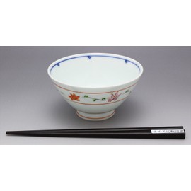 西富 Ceramic Dinner 碗 Red 11.7 cm Hasami One Dream Kilns, Flower From