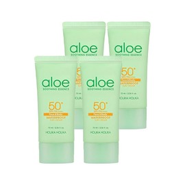 Holika Holika Aloe Waterproof Sun Cream SPF50+ PA++++, 4 pieces, 70ml / 홀리카홀리카 알로에 워터프루프 선크림 SPF50+ PA++++, 4개, 70ml