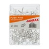 Janrax Pack of 100 Clear Push Pins Transparent Cork Board