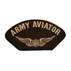 ARMY AVIATOR PATCH WITH ARMY PILOT WINGS - Veteran Owned Business