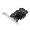 PCIe 3.0 X4 to SATA 3 Adapter Card High Speed