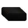 PATIKIL 6pcs 2x1" Anodized Aluminum Sheet Metal Leather Plate Engraving