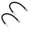 2PCS 12in Oxygen Sensor Wiring Harness Aging Resistant Black Replacement