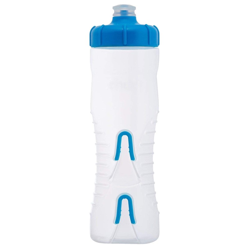 Fabric Cageless Water Bottle, 750ml, Clear/Blue