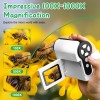 iMounTEK 4K Kids Microscope 2" IPS Screen 1000X Handheld Digital