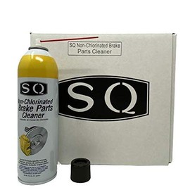 SQ Brake Cleaner Non Chlorinated, 14.5 oz per can. Not for use in CA, CO, CT, DE, MD, MI, OH, NH, NY, RI and Parts of UT