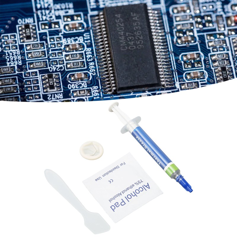 5Pcs Thermal Paste 4.55W/m.k Metal Free Safe Strong Adhesion Thermal