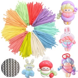 Colourful 260Q Modelling Balloons: 200 Magic Balloons for Creative Shaping and Fun