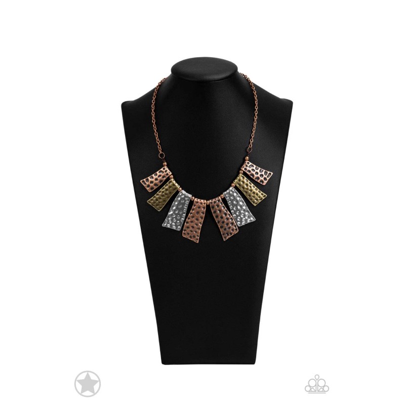 Paparazzi Plated Women's Neclace Multi /A Fan of the Tribe