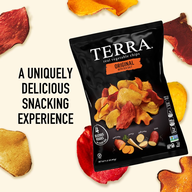 Terra Vegetable Chips, Original with Sea Salt Vegetable Chips, 1.5