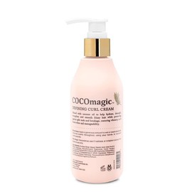 CocoMagic Defining Curl Cream 8oz Moisturizing Frizz Control Curly Hair Styler