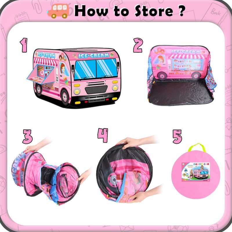 Britik Pop up Play Tent for Kids Aged 1-3 Years