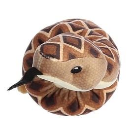 Aurora® Playful Snake Wrist Wranglers™ Diamondback Rattlesnake Stuffed Animal - Vibrant Colors for an Eye-Catching Design for Kids, Adults, and Any Reptile Enthusiasts