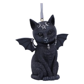 Nemesis Now Cult Cuties Malpuss Hanging Ornament, Black, 9.2cm