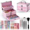 Hot Sugar Makeup Kit for Teens with Train Case, Portable