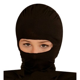 MIMIKRY Balaclava Mask Black for Children Teenagers and Women Ninja SWAT Fighter