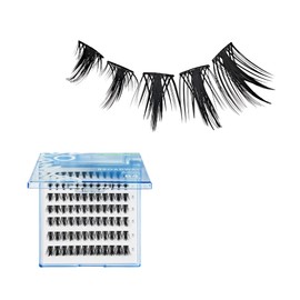 Broadway Lash Clusters, 9-16mm 84 pcs Assorted Trendy False Eyelashes, Customizable DIY Individual Lash Extensions for Beginners, Lightweight & Comfortable Wide Band, Great for Everyday Glam