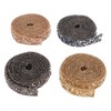 4Pcs Crystal Rhinestone Ribbon Self Adhesive Cuttable Shiny Rhinestone Ribbon
