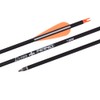 26Inch Carbon Arrow Practice Hunting Arrows Targeting with Removable Tips