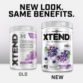 XTEND Suplemento alimenticio BCAA Sabor Uva, 390g