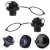 2Pcs Air Valve Inflatable Kayak Screw Air Valve Black Spiral