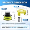 CHIHOLEN Pack of 4 Grass Trimmer Line Spool Compatible with