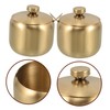 OHPHCALL Jars Salt Spice Box Spice Tank Stainless Steel Salt