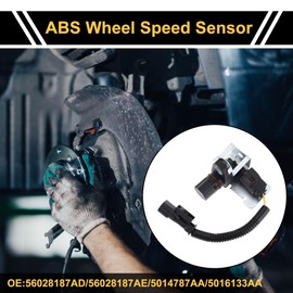 X AUTOHAUX 1 Pc ABS Wheel Speed Sensor for Dodge for Ram 1500 2500 3500 1998-2005 ABS Sensor Anti-Lock Braking System Sensor Rear Left Right