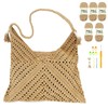 Herally Crochet Kit DIY Bag for Beginners - Include Yarn,