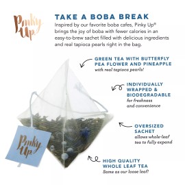 Pinky Up Boba Butterfly Tea 12 Pack (Pack Of 6)