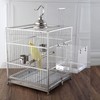 Suremita Hanging Bird Bath Cube Bird Bathtub Bath Shower Box