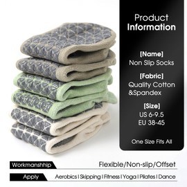 Pilates Socks Yoga Socks for Women, 2/3 Pairs Non Slip Grip Socks for Pilates, Yoga, Pilates Bar, Pure Barre, Ballet, Dance