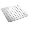 HotelSpa Large 8 inch Stainless Steel Slimline Square Rainfall Showerhead