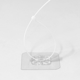 Wall-Mounted Cable Tie Organizer for Wires, Charging Cables, LAN Cables Holder 5ea