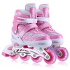 Kinder Inline Skates f√ºr M√§dchen, verstellbare 4-Gr√∂√üen Inline Rollschuhe mit