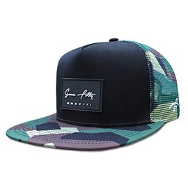 Grace Folly Trucker Hat for Men & Women. Snapback Mesh Caps (One Size, Modern Camo)