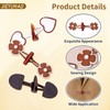 10 Pairs Leather Toggle Buttons, PU Leather Horn Buttons Coat