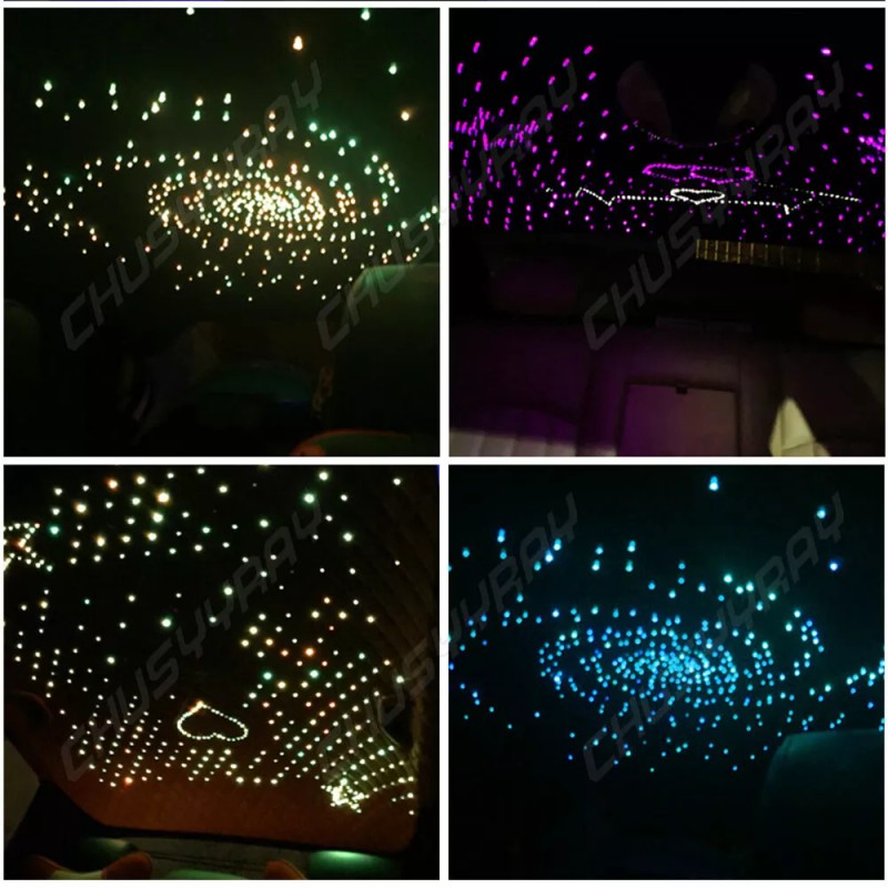 CHUSYYRAY 300PC Fiber Optic Car Home Headliner Star Light kit