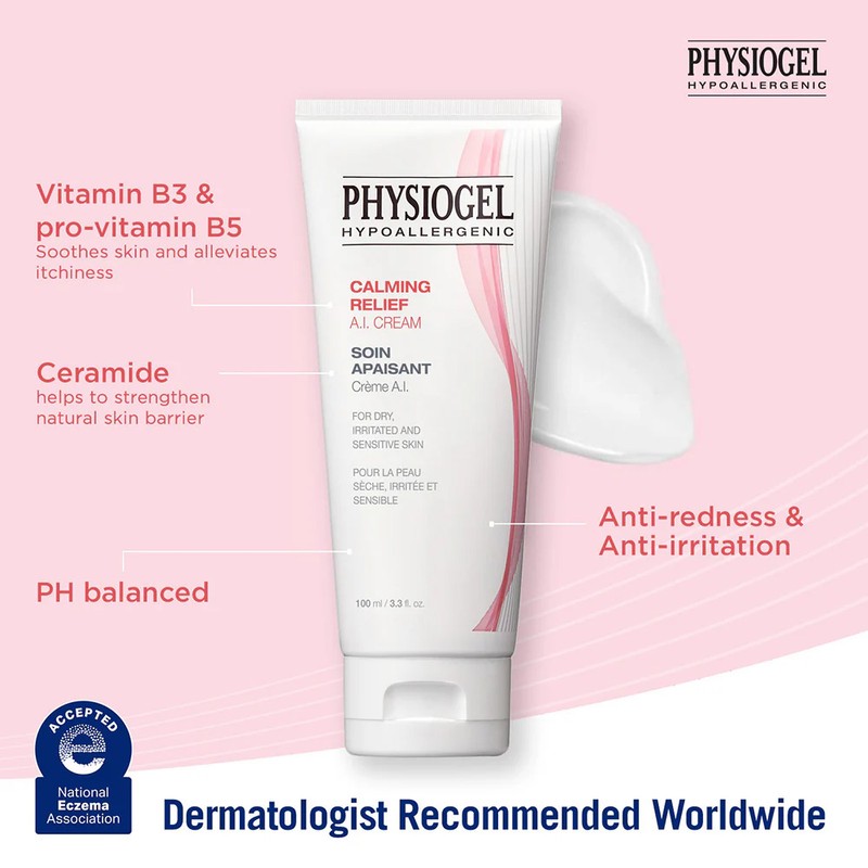 Physiogel Hypoallergenic Calming Relief AI Cream 100ml